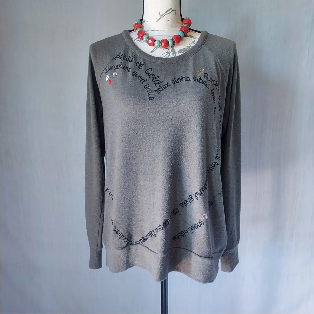 Chaser Heart in Words Sweatshirt